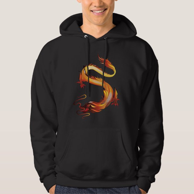 Dragon I Fire Dragon I Children Dragon Fantasy Uni Hoodie (Vorderseite)