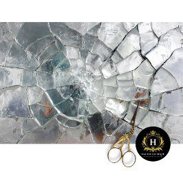 Dragon Ice Scale Decoupage Seidenpapier