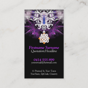 Dragon illusion Fractal Artistral Carte de visite