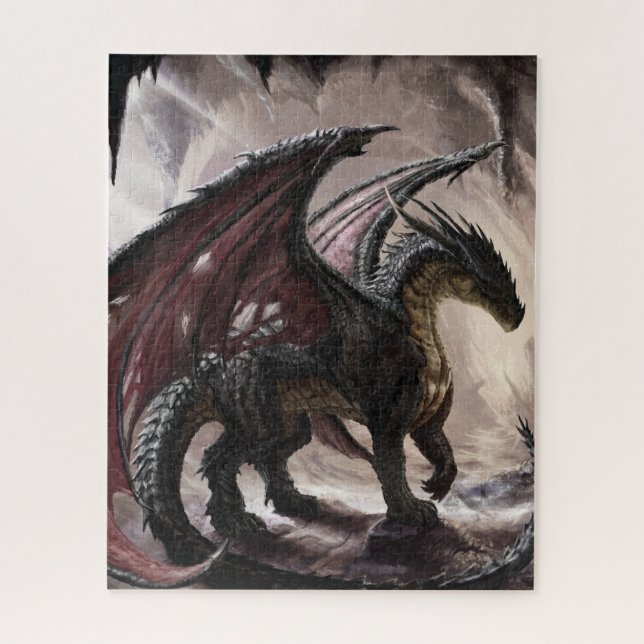 Dragon in Höhle (Vertikal)