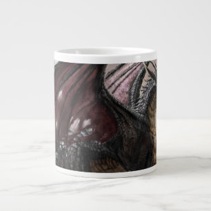 Dragon in Höhle Jumbo-Tasse