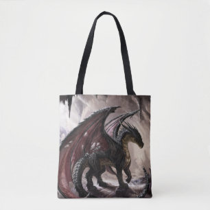 Dragon in Höhle Tasche