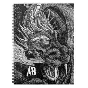 Dragon-Initial-Notizbuch Notizblock