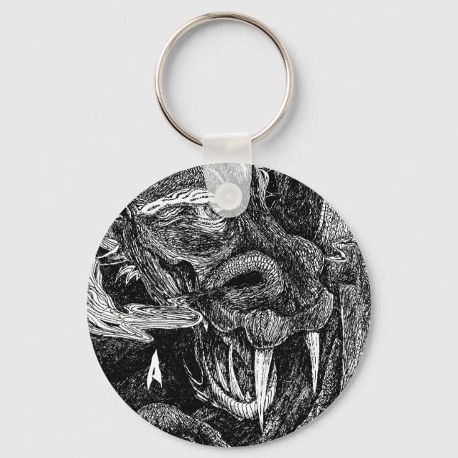 Dragon 'Initial' Schlüsselanhänger (Vorderseite)