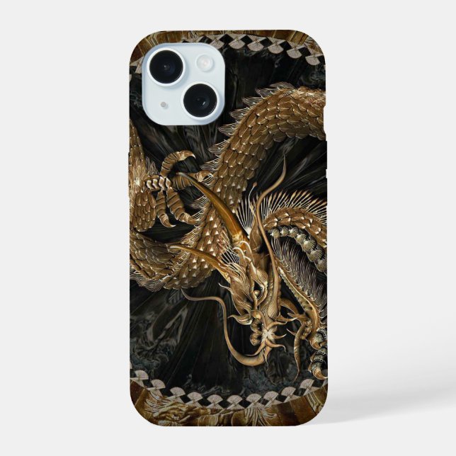 Dragon iPhone 15 Hülle (Rückseite)