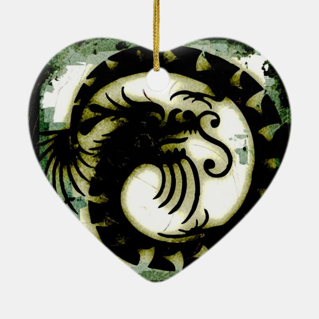 Dragon Keramik Ornament (Hinten)