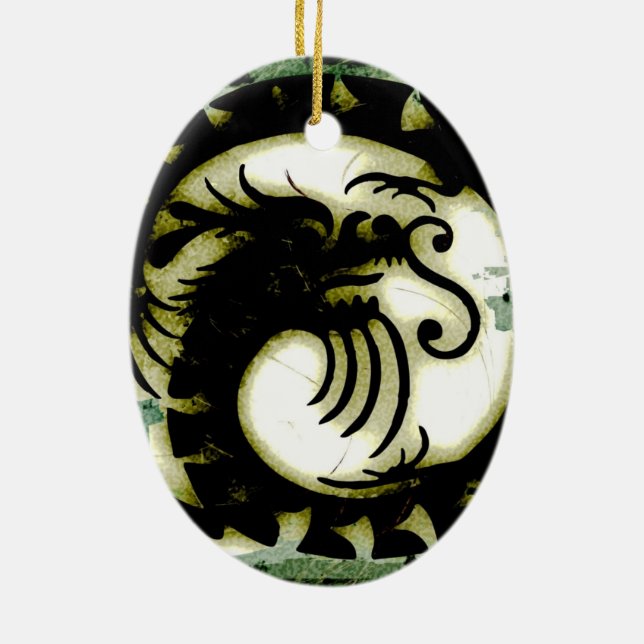Dragon Keramikornament (Hinten)