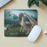 Dragon Knight Mittelalterliches Schloss Fantasy Pe Mousepad<br><div class="desc">This design was created though digital art. It may be personalized in the area provide or customizing by choosing the click to customize further option and changing the name, initials or words. You may also change the text color and style or delete the text for an image only design. Kontakt...</div>