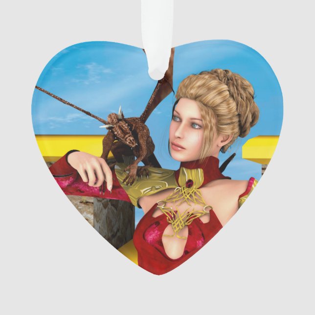 Dragon Lady Ornament (Vorderseite)
