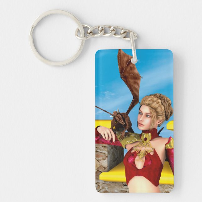 Dragon Lady Schlüsselanhänger (Vorderseite)