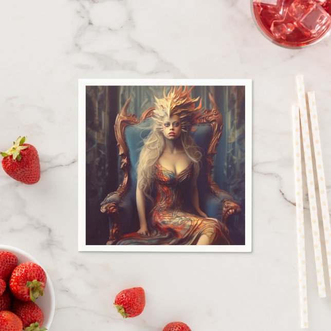 Dragon Lady Serviette (Beispiel)