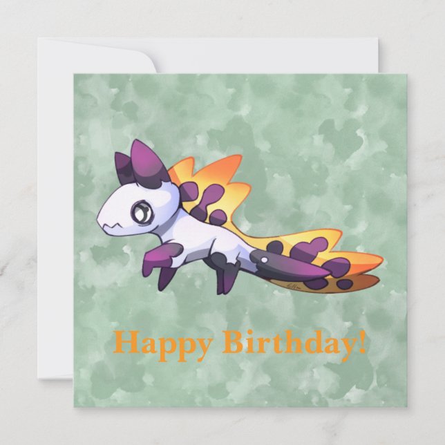 Dragon let’s Party  Karte (Vorderseite)