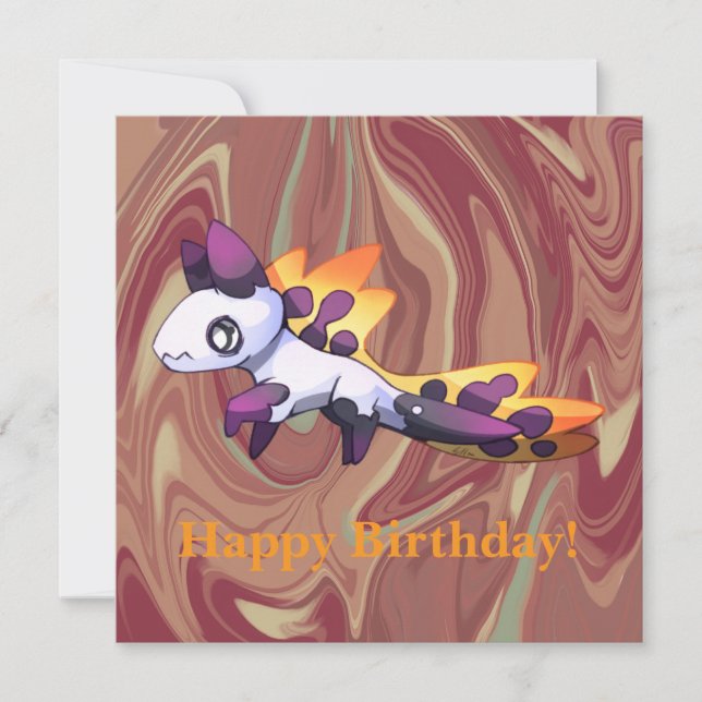 Dragon let’s Party  Karte (Vorderseite)
