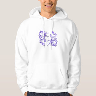 Dragon lila hoodie