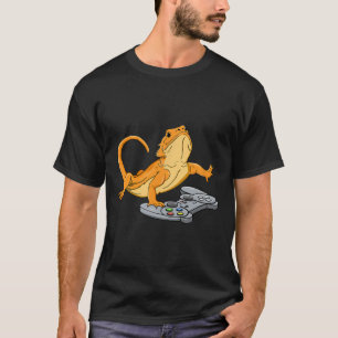 Dragon Lizard Gamer Video Gecko T-Shirt