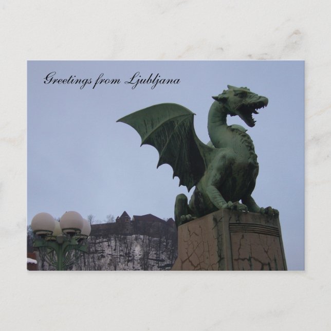 Dragon Ljubljana Postkarte (Vorderseite)