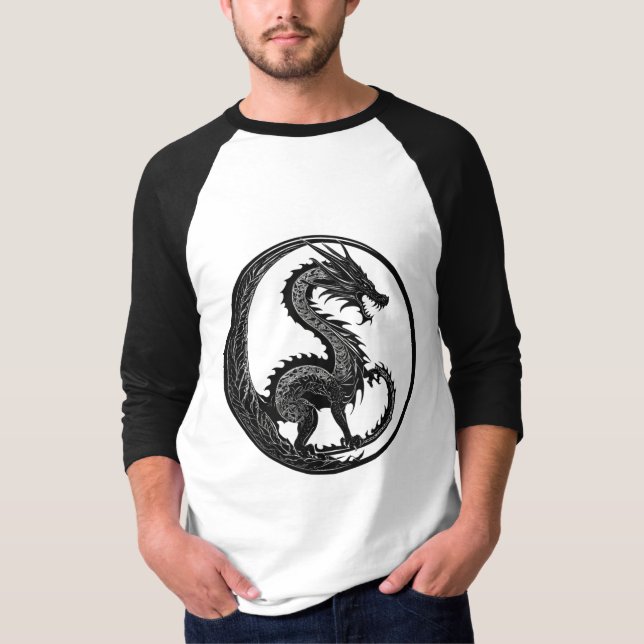 "Dragon Logo Design for T-Shirts (Devant)
