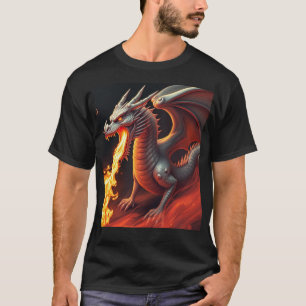 DRAGON löst Feuer aus dem Mund T-Shirt