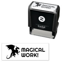 Dragon Magical Work Self-Inking Briefmarke