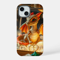 Dragon mignon dans une boîte à bijoux