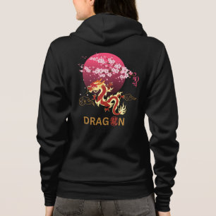 Dragon mit Cherry Blossom Hoodie