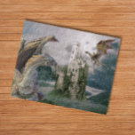 Dragon Mittelalterliches Schloss Bronze Fantastisc<br><div class="desc">Dieses Design kann personalisiert werden, indem Sie die Option Anpassen auswählen, um Text hinzuzufügen oder andere Änderungen vorzunehmen. Wenn dieses Produkt die Möglichkeit hat, das Design auf einen anderen Gegenstand zu übertragen, stellen Sie bitte sicher, dass das Design bei Bedarf angepasst wird. Kontaktieren Sie mich unter colorflowcreations@gmail.com , wenn Sie...</div>