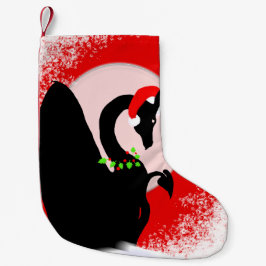 Dragon Moon Holiday (Rot) Kleiner Weihnachtsstrumpf