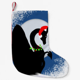 Dragon Moon Holiday (Royal Blue) Kleiner Weihnachtsstrumpf