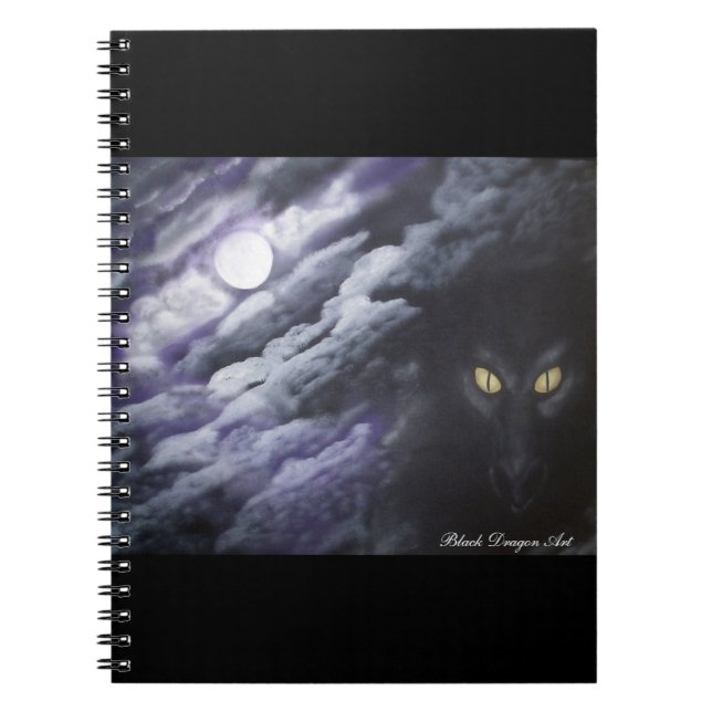 Dragon Moon Notebook Notizblock (Vorderseite)