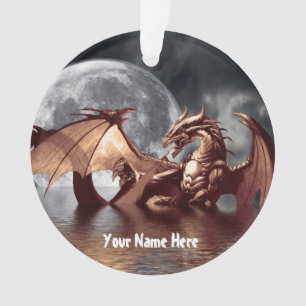 Dragon Moon Tree Ornament