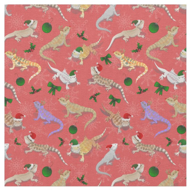 Dragon Morph Holiday Red Stoff (Nahaufnahme)