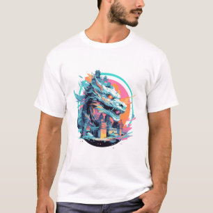 Dragon Mythical Animal Wild Creature Beauty Riesen T-Shirt