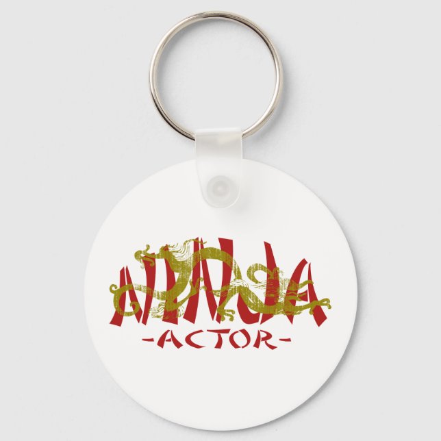 Dragon Ninja Schauspieler Schlüsselanhänger (Vorderseite)