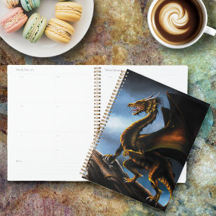 Dragon noir cuivre or
