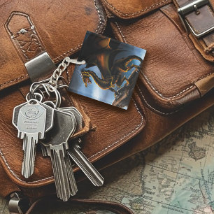 Dragon noir cuivre or