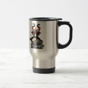 Dragon noir de DM 15 onces. Tasse de voyage
