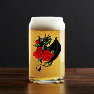 Dragon Noir Mystique Roses Rouges Lavande Gothique