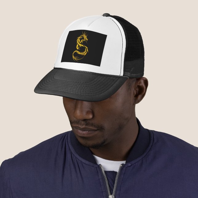 Dragon of Gold Trucker Hat Truckerkappe (Beispiel)