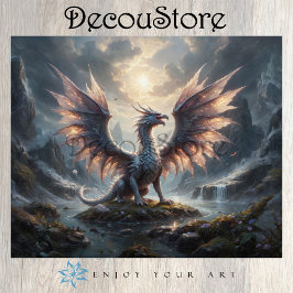 Dragon of the Sacred Valley Decoupage Seidenpapier