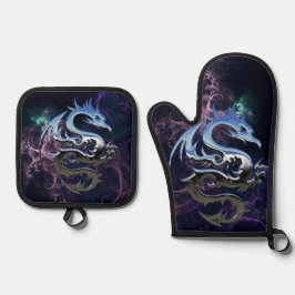Dragon Ofenhandschuh & Topflappen-Set