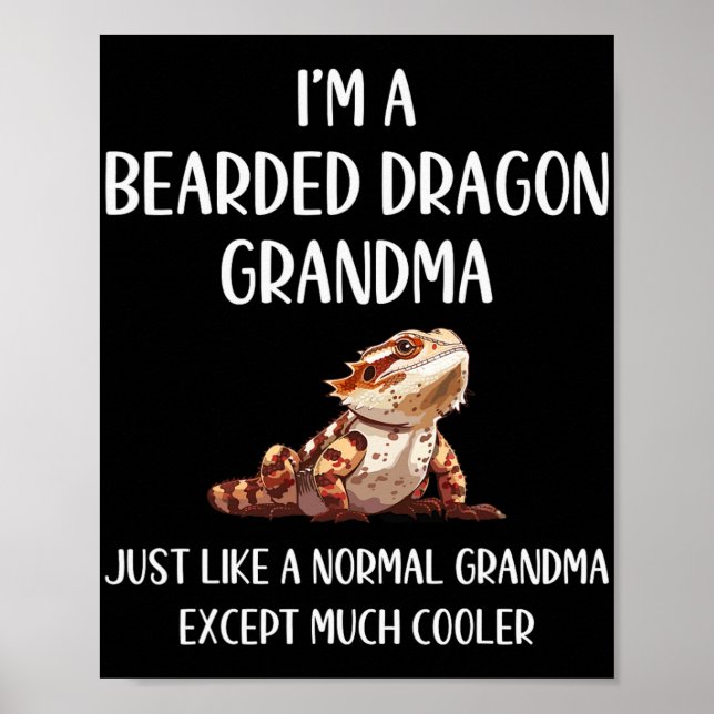 Dragon Oma Definition Tiere Lover Mütter Da Poster (Vorne)