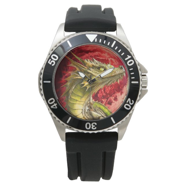 Dragon on Bloody Armbanduhr (Vorderseite)