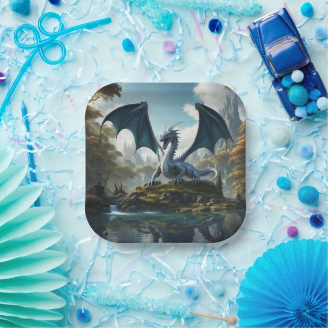 Dragon Pappteller (Party)