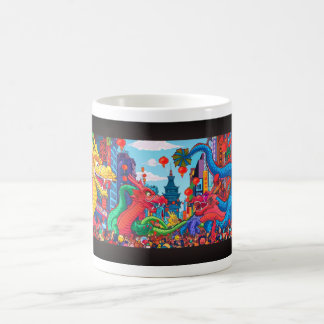 Dragon Parade - Design 3 Kaffeetasse