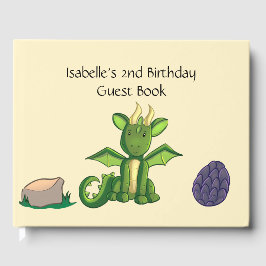 Dragon Party Guest Book Gästebuch