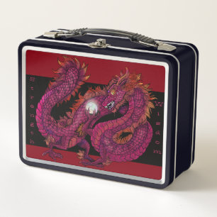 Dragon Pearl Metall Brotdose