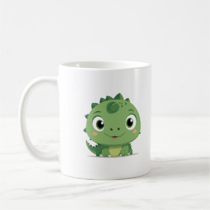 Dragon Peeking Niedlich Adorable Funny Animal Cart Kaffeetasse