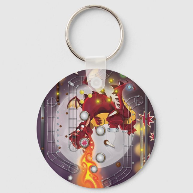 Dragon Pinball Schlüsselanhänger (Vorderseite)