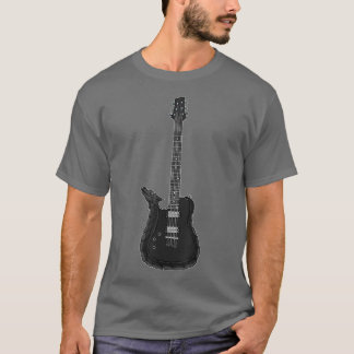 Dragon Playing Rock Music Gitarrist Band Ro T-Shirt
