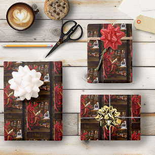 Dragon Podcast Library Geschenkpapier Set